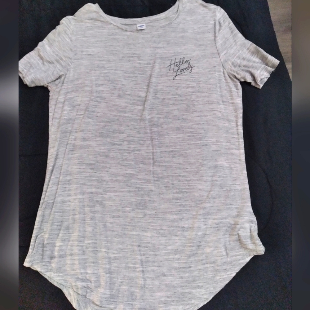 Old Navy Gray Short Sleeve Tee